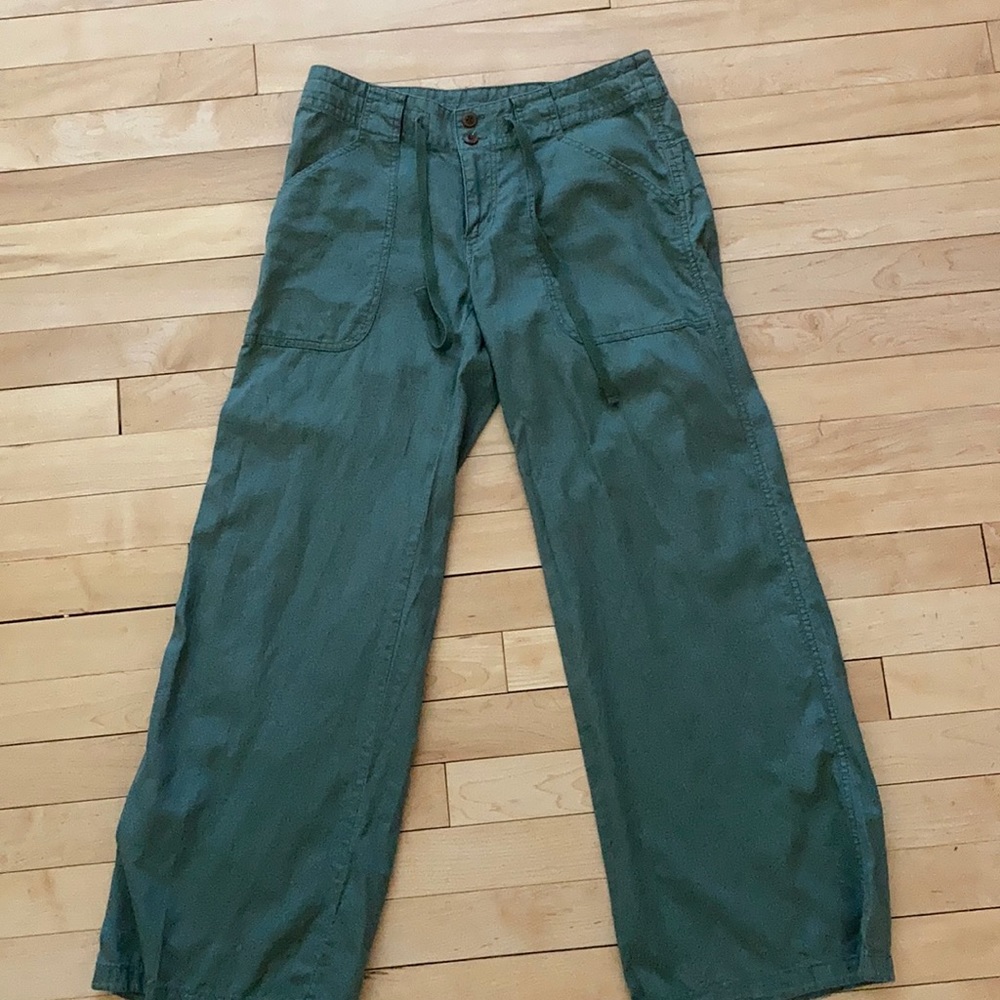 Patagonia wide leg linen pants